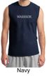 Mens Yoga Shirt Warrior Text Muscle Tee T-Shirt