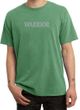 Mens Yoga Shirt Warrior Text Pigment Dyed Tee T-Shirt