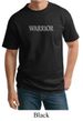 Mens Yoga Shirt Warrior Text Tall Tee T-Shirt