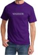 Mens Yoga Shirt Warrior Text Tee T-Shirt