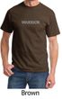 Mens Yoga Shirt Warrior Text Tee T-Shirt