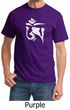 Mens Yoga Shirt White Tibetan Om Tee T-shirt