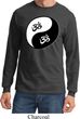 Mens Yoga Shirt Yin Yang AUM Long Sleeve Tee T-Shirt