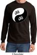 Mens Yoga Shirt Yin Yang AUM Long Sleeve Tee T-Shirt