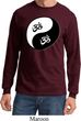 Mens Yoga Shirt Yin Yang AUM Long Sleeve Tee T-Shirt