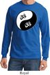Mens Yoga Shirt Yin Yang AUM Long Sleeve Tee T-Shirt