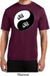 Mens Yoga Shirt Yin Yang AUM Moisture Wicking Tee T-Shirt