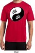 Mens Yoga Shirt Yin Yang AUM Moisture Wicking Tee T-Shirt