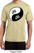 Mens Yoga Shirt Yin Yang AUM Moisture Wicking Tee T-Shirt