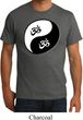 Mens Yoga Shirt Yin Yang AUM Organic Tee T-Shirt