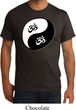 Mens Yoga Shirt Yin Yang AUM Organic Tee T-Shirt