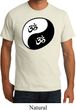 Mens Yoga Shirt Yin Yang AUM Organic Tee T-Shirt