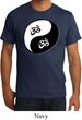 Mens Yoga Shirt Yin Yang AUM Organic Tee T-Shirt