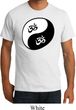 Mens Yoga Shirt Yin Yang AUM Organic Tee T-Shirt