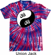 Mens Yoga Shirt Yin Yang AUM Patriotic Tie Dye Tee T-shirt