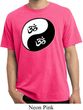 Mens Yoga Shirt Yin Yang AUM Pigment Dyed Tee T-Shirt