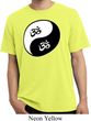 Mens Yoga Shirt Yin Yang AUM Pigment Dyed Tee T-Shirt