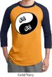 Mens Yoga Shirt Yin Yang AUM Raglan Tee T-Shirt