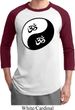 Mens Yoga Shirt Yin Yang AUM Raglan Tee T-Shirt