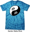 Mens Yoga Shirt Yin Yang AUM Spider Tie Dye Tee T-shirt