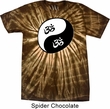 Mens Yoga Shirt Yin Yang AUM Spider Tie Dye Tee T-shirt