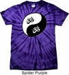 Mens Yoga Shirt Yin Yang AUM Spider Tie Dye Tee T-shirt