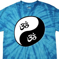 Mens Yoga Shirt Yin Yang AUM Spider Tie Dye Tee T-shirt Mens Yoga Shirt Yin Yang AUM Spider Tie Dye Tee T-shirt