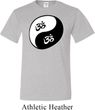 Mens Yoga Shirt Yin Yang AUM Tall Tee T-Shirt