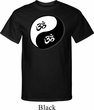 Mens Yoga Shirt Yin Yang AUM Tall Tee T-Shirt