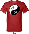 Mens Yoga Shirt Yin Yang AUM Tall Tee T-Shirt
