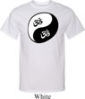 Mens Yoga Shirt Yin Yang AUM Tall Tee T-Shirt