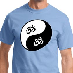 Mens Yoga Shirt Yin Yang AUM Tee T-Shirt Mens Yoga Shirt Yin Yang AUM Tee T-Shirt