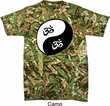 Mens Yoga Shirt Yin Yang AUM Tie Dye Tee T-shirt