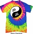 Mens Yoga Shirt Yin Yang AUM Tie Dye Tee T-shirt