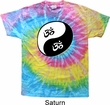 Mens Yoga Shirt Yin Yang AUM Tie Dye Tee T-shirt