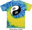 Mens Yoga Shirt Yin Yang AUM Tie Dye Tee T-shirt