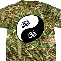 Mens Yoga Shirt Yin Yang AUM Tie Dye Tee T-shirt Mens Yoga Shirt Yin Yang AUM Tie Dye Tee T-shirt
