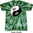 Mens Yoga Shirt Yin Yang AUM Twist Tie Dye Tee T-shirt