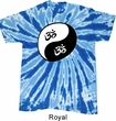 Mens Yoga Shirt Yin Yang AUM Twist Tie Dye Tee T-shirt
