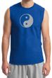Mens Yoga Shirt Yin Yang Big Print Meditation Muscle Shirt