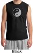 Mens Yoga Shirt Yin Yang Big Print Meditation Muscle Shirt