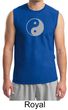 Mens Yoga Shirt Yin Yang Big Print Meditation Muscle Shirt