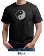 Mens Yoga Shirt Yin Yang Big Print Meditation Organic T-shirt