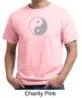 Mens Yoga Shirt Yin Yang Big Print Meditation Organic T-shirt
