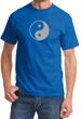 Mens Yoga Shirt Yin Yang Big Print Meditation T-shirt