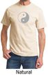 Mens Yoga Shirt Yin Yang Big Print Meditation T-shirt