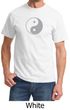 Mens Yoga Shirt Yin Yang Big Print Meditation T-shirt
