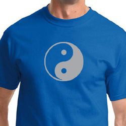 Mens Yoga Shirt Yin Yang Big Print Meditation T-shirt Mens Yoga Shirt Yin Yang Big Print Meditation T-shirt