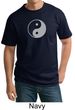 Mens Yoga Shirt Yin Yang Big Print Meditation Tall T-shirt