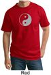 Mens Yoga Shirt Yin Yang Big Print Meditation Tall T-shirt